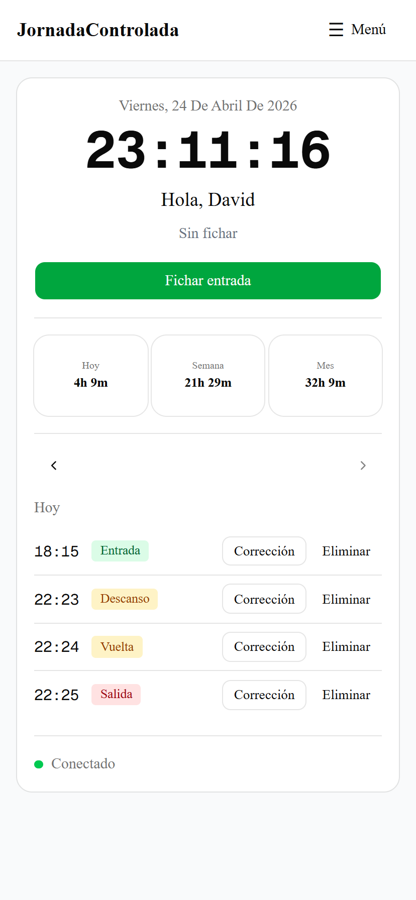 fichaje jornadacontrolada